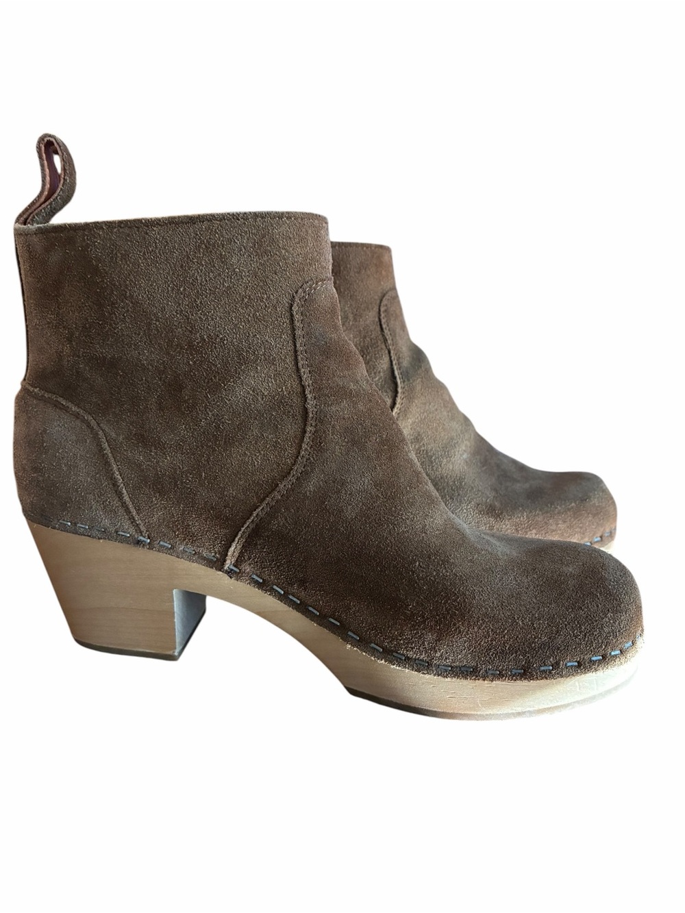 Swedish Hasbeens Emy Suede Bootie